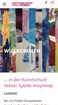 Mobile Screenshot of kunstschule-kreynhop.de